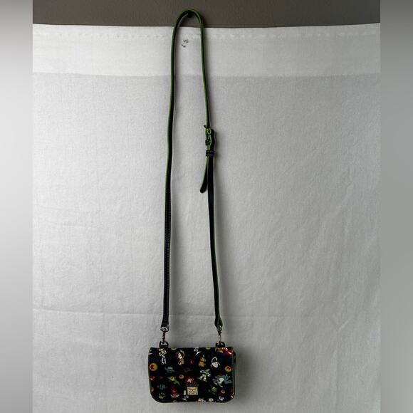 Dooney & Bourke 2020 Disney Pixar Black Crossbody Bag with Colorful Characters - Picture 9 of 9